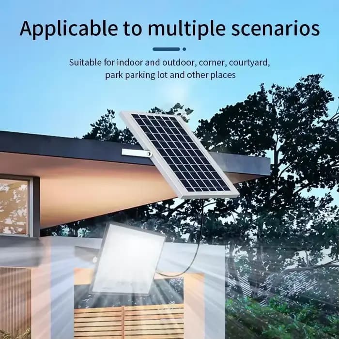 LED lumières solaires extérieur jardin réflecteur bâtiments