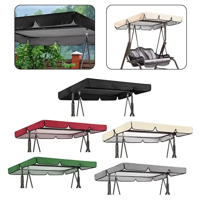 Auvent de remplacement pour siège de balançoire de jardin