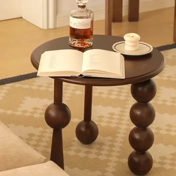 Table basse de luxe en noyer français