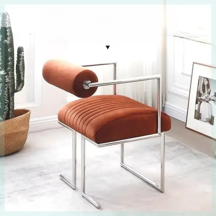 Chaise en acier inoxydable au Design moderne et Simple