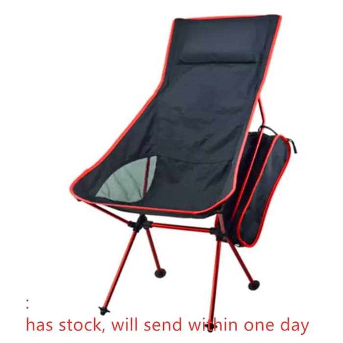 Chaise de lune légère pêche