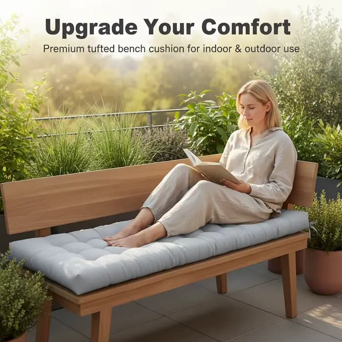 Coussin de chaise longue d'extérieur respirant et rafraîchissant