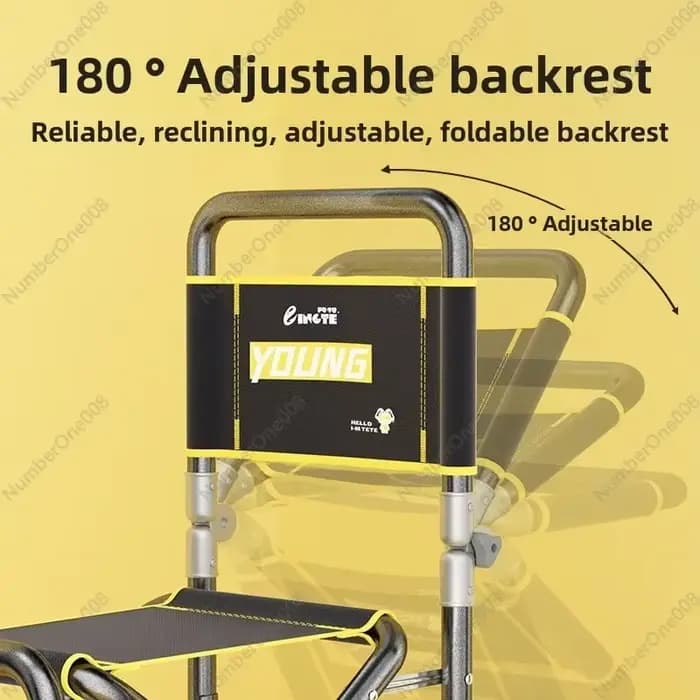 Pêche/chaise/chaise de pêche chevalier multifonctionnelle tout terrain pliable pêche/chaise/chaise d