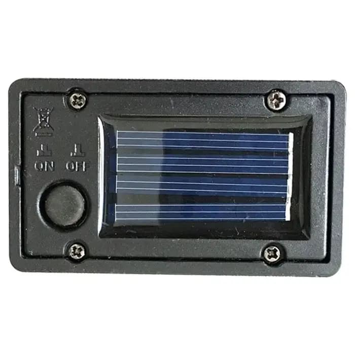 Boîte de rangement solaire carrée pour lampe LED de jardin, accessoire de boîte à batterie en silici