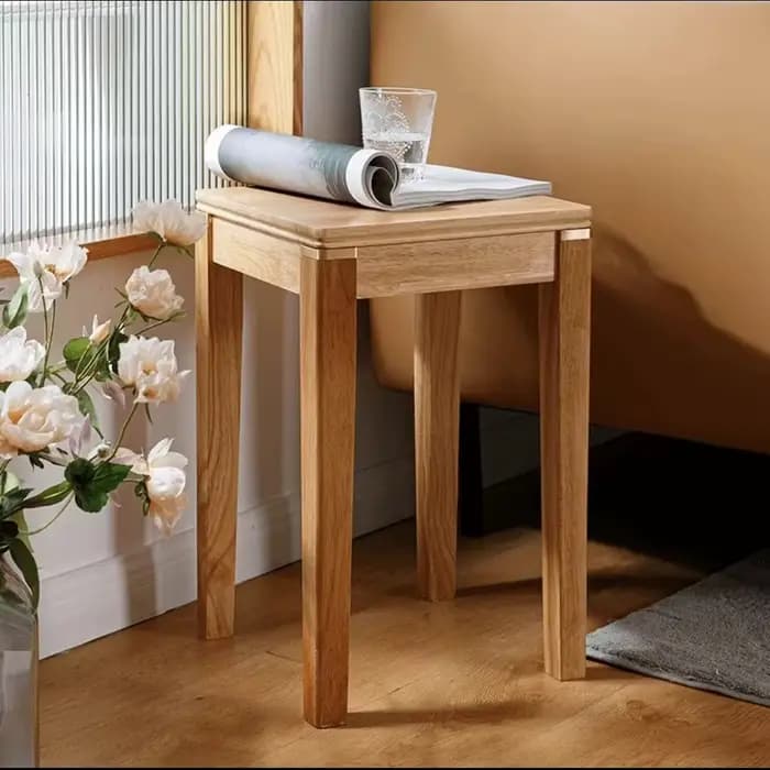 2025 Tabouret polyvalent en bois massif pour la maison de haute qualité