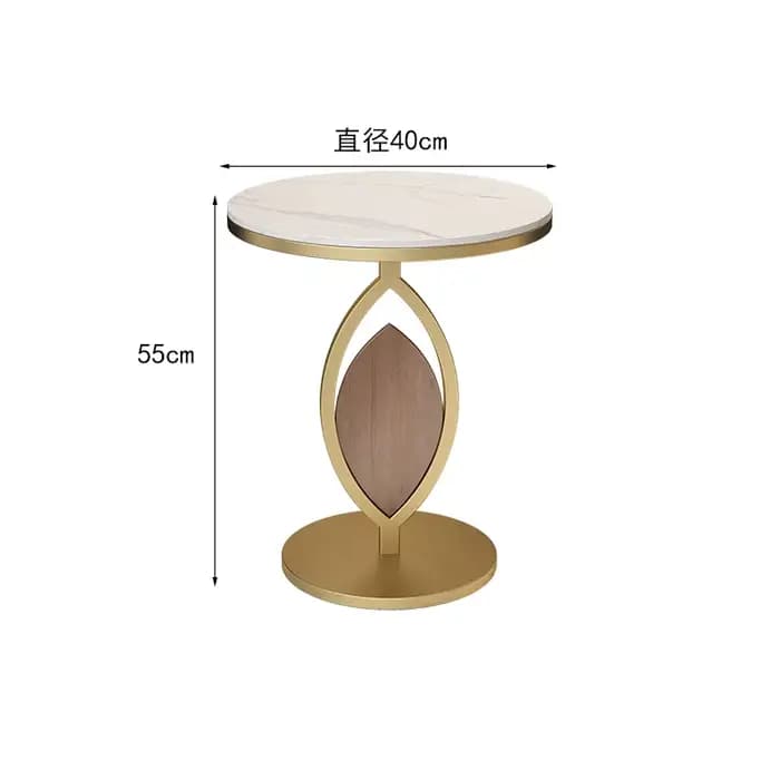 Table d'appoint ronde créative, design simple, gain de place, table d'appoint de canapé, table basse