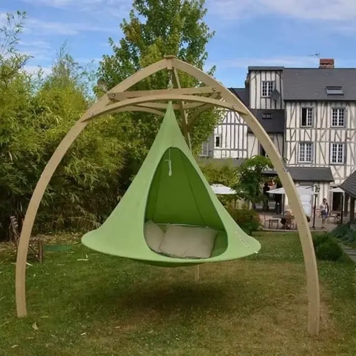 Tente suspendue double Cacoon, capacité de poids 80kg, usage extérieur et intérieur