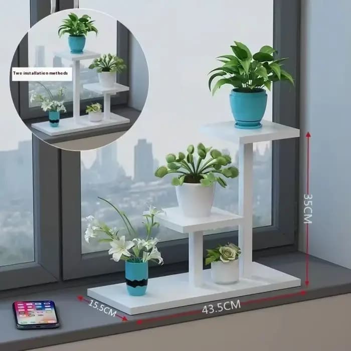 # Pour support de fleurs salon sur pied intérieur maison balcon multicouche fer Art intérieur et ext