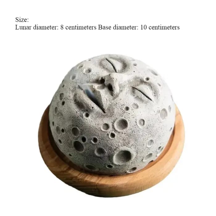 Nouveau Brûleur d'encens lunaire brûleur d'aromathérapie salon décoration ornement