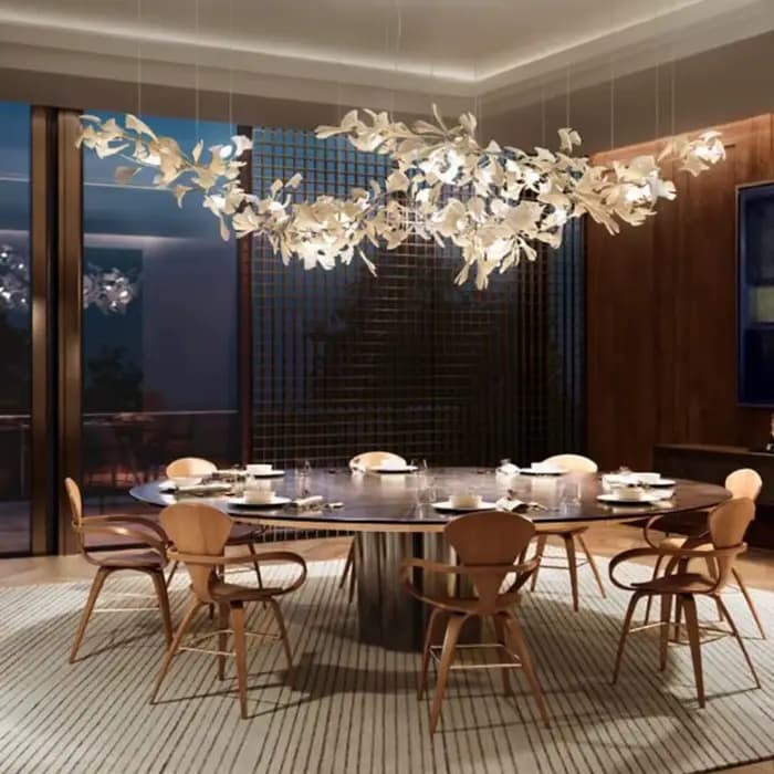 Plafonnier LED en Céramique au Design Nordique, Luminaire Décoratif d'Nik, Idéal pour une Salle à Ma