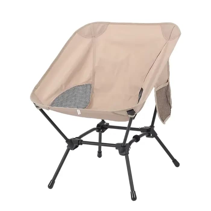 Chaise lune légère en tube de fer, tabouret de camping pliable carré à quatre coins pour la plage, l