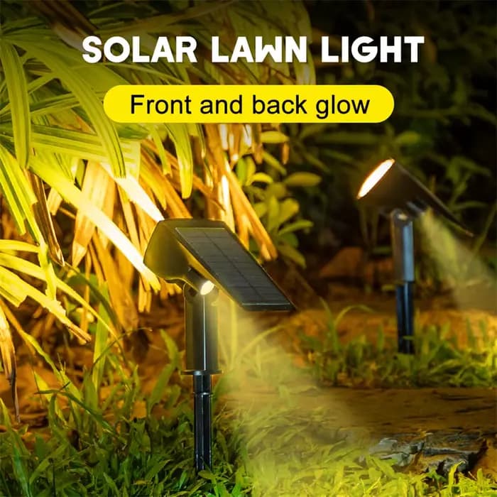108 LED lumières solaires extérieures spots solaires projecteurs de paysage 92 LED réglable décorati
