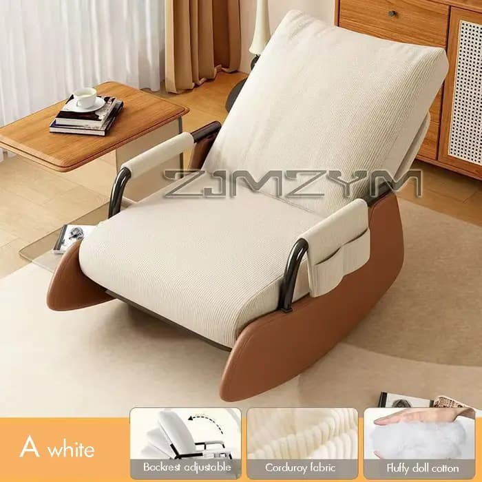 Chaise inclinable pliante pour adultes, canapé paresseux, chaise de sieste, balcon, chaise à bascule