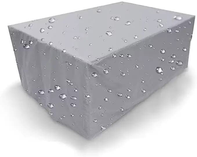 Juste rectangulaire imperméable Oxford pour meubles de jardin, housse d'extérieur pour canapé, table