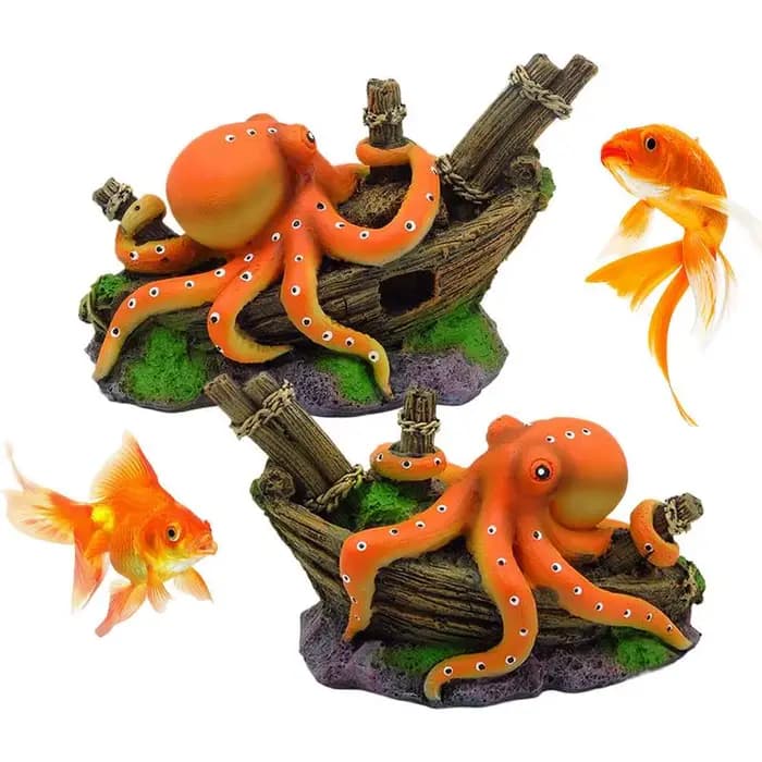 Petite Décoration d'Aquarium de Mer Artificielle, Accessoire de Dessin Animé Miniature, Ornement pou