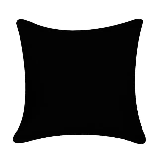 Housse de coussin imperméable pour jardin extérieur, couleur unie, résistante aux UV, carrée, ronde,