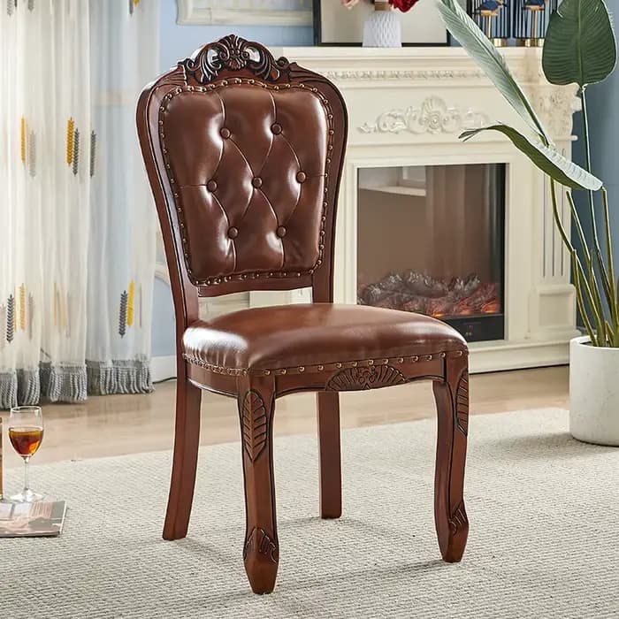 Chaises de salle à manger rustiques à la mode, coussins, jambes hautes, modernes, cuisine de jeu, Se