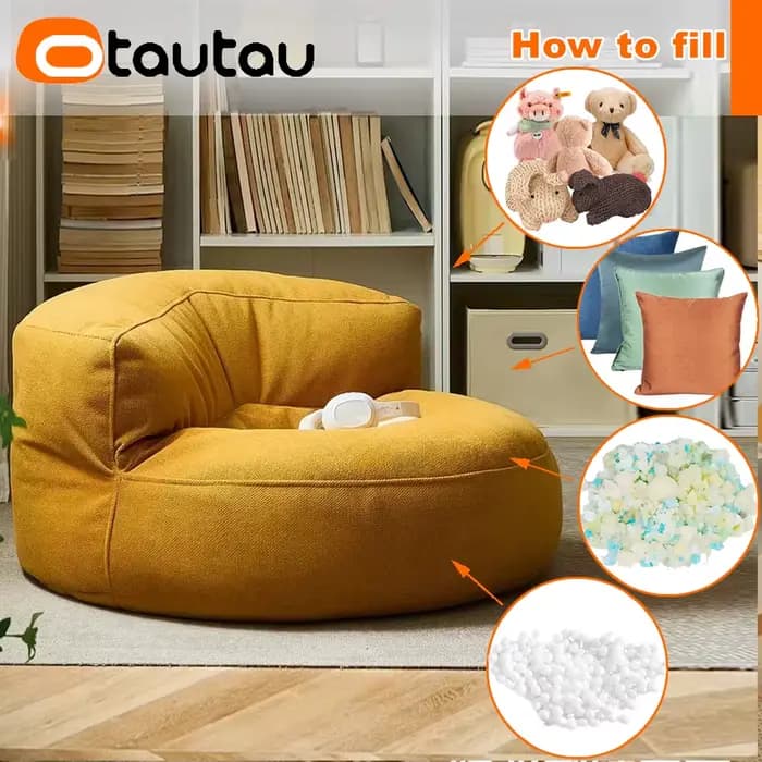 OTAUTAU-Juste de pouf SF133, pas de remplissage à l'intérieur Vous devez acheter Filler par ABLE Sel