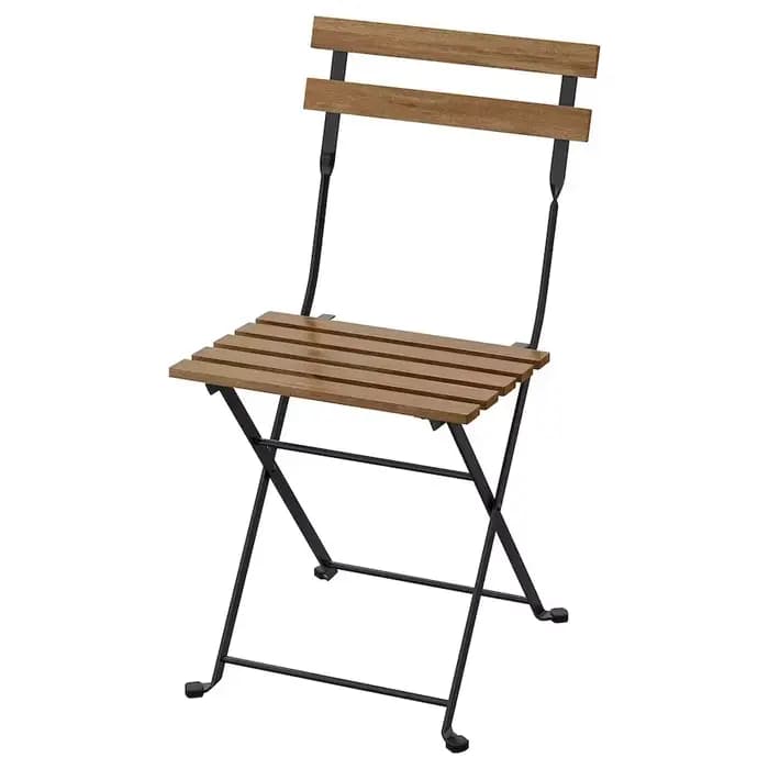 Table de Salle à Manger Pliante en Fer, Chaises de Loisirs, Mobilier d'Extérieur Stable et Portatif,
