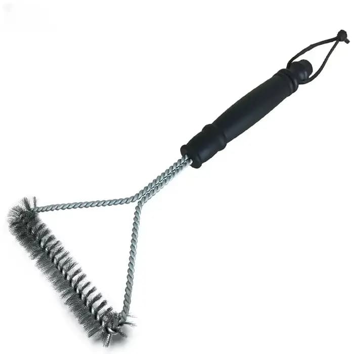 Brosse à Barbecue en Acier Inoxydable, Poils Antiadhésifs, Outil de Nettoyage