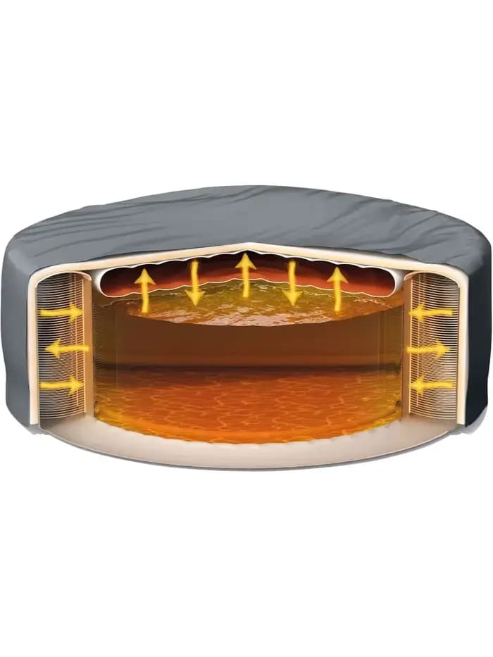 28439EP PureSpa Plus Greywood gonflable jacuzzi Bubble Jet Spa et Kit d'accessoires d'entretien avec