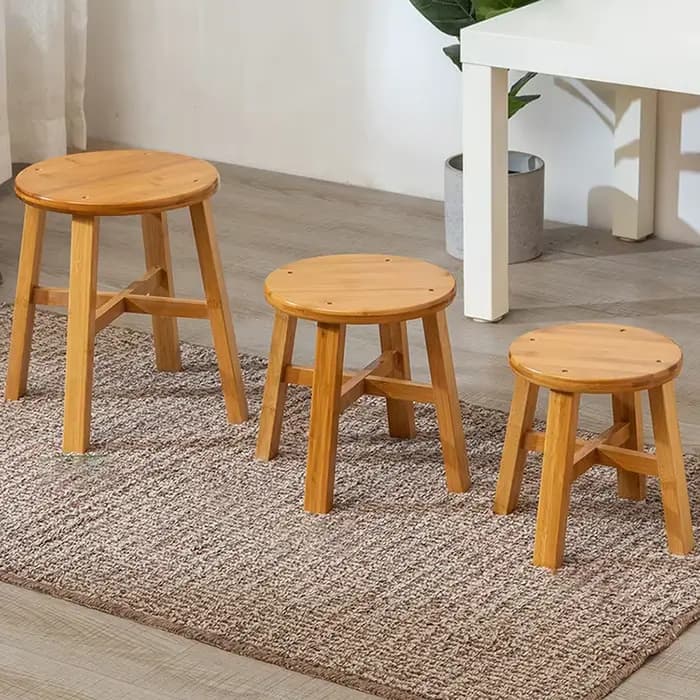 Tabouret d'appoint en bois, excellent tabouret pour enfants, repose-pieds, support pour plantes, per