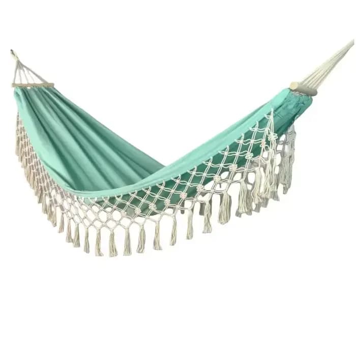 Hamac en toile pour camping en plein air, balançoire épaissie, anti-flexion, parfait pour le jardin,