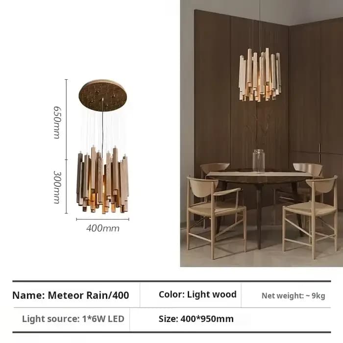 Lampe de plafond en bois japonaise, lustre de restaurant, décoration de chambre, lampes suspendues,