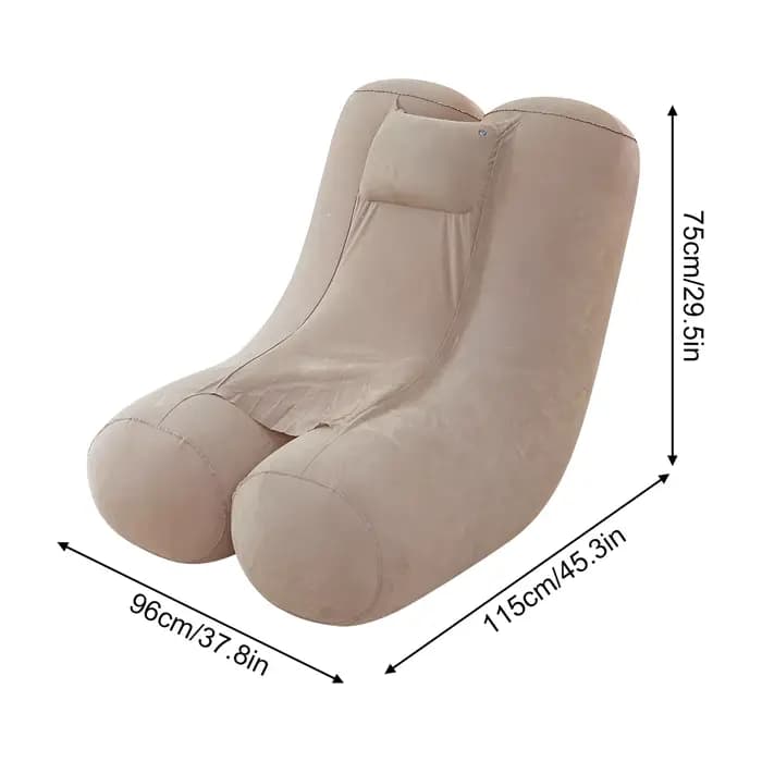 Fauteuil pouf, grand fauteuil de lecture ultra-confortable pour adultes, canapé d'angle au sol, mobi