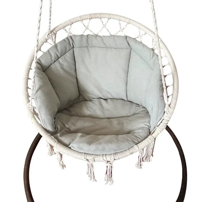 Coussin de chaise suspendue en osier, coussins amovibles pour hamac de jardin, Patio, chaise suspend