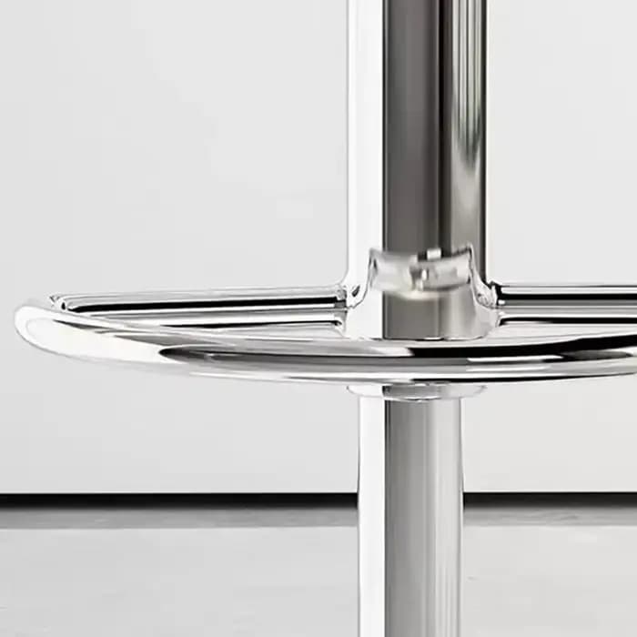 Chaises de Bar pivotantes nordiques rose Transparent barbier métal blanc chaises de Bar cuisine gran