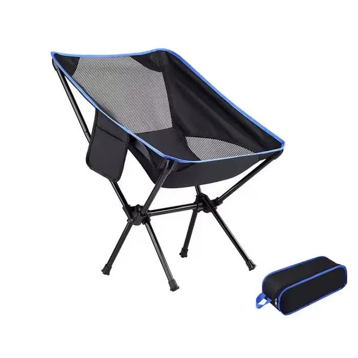 Chaise pliante d'extérieur, chaise de pêche portable, ultra légère, confortable, à dossier haut, cha