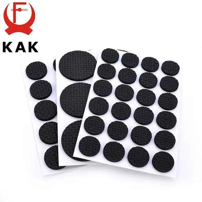 KAK 1-24 pièces auto-adhésif meubles jambe pieds tapis feutre tampons anti-dérapant tapis pare-chocs