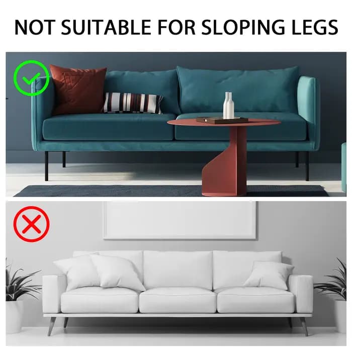 4/8 pièces réglable chaise Riser vis pince 5/10cm hauteur robuste canapé Tables lit meubles Risers b