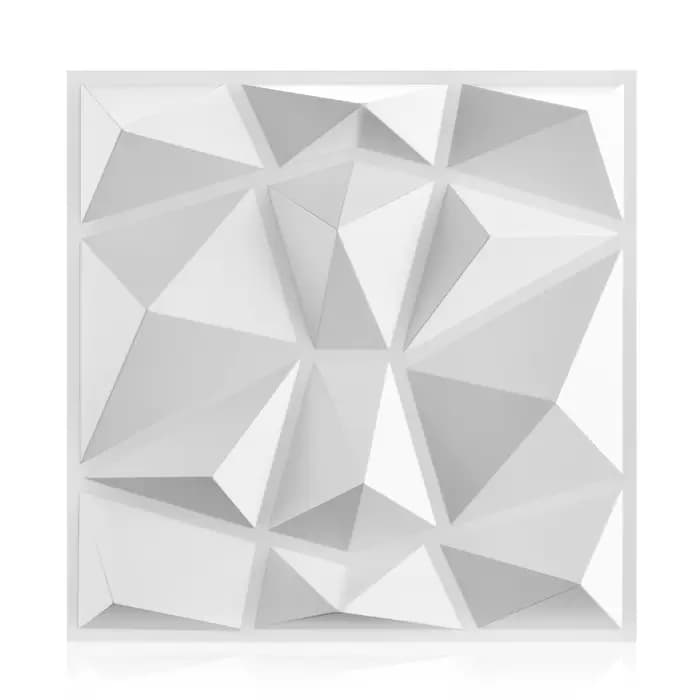 Panneaux muraux 3D pour décoration murale intérieure, panneaux muraux d'accent texturé de diamant mo