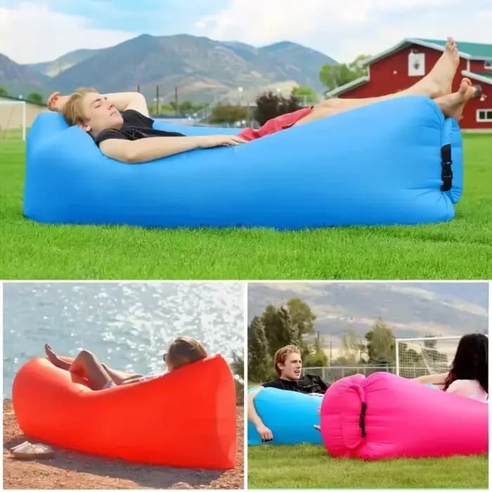 Nouveau canapé gonflable de Camping pliant paresseux chaise longue gonflable extérieure Portable mob