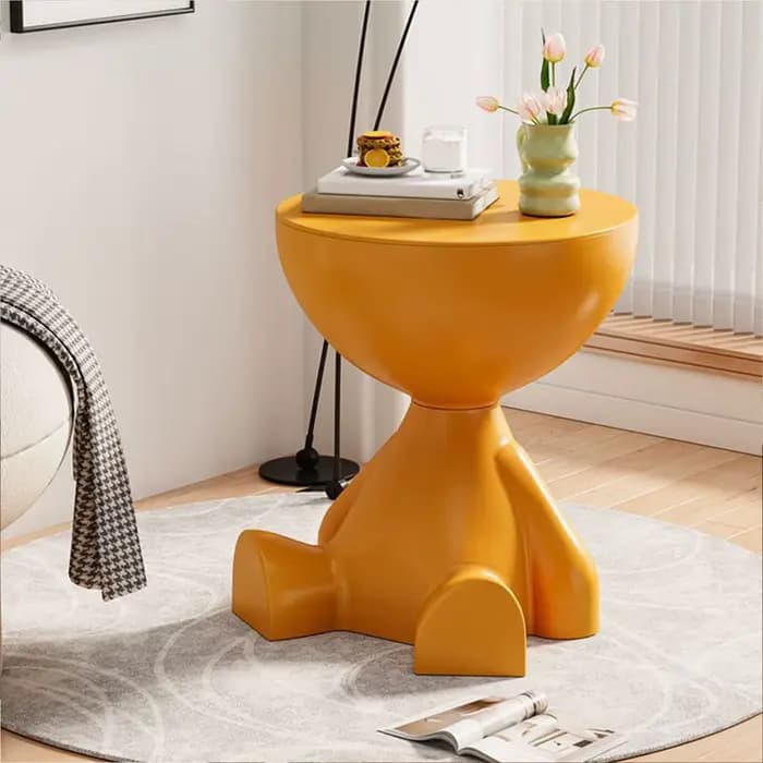 Table basse plate créative Style crème maison salon canapé Table d'appoint chevet petite Table mobil