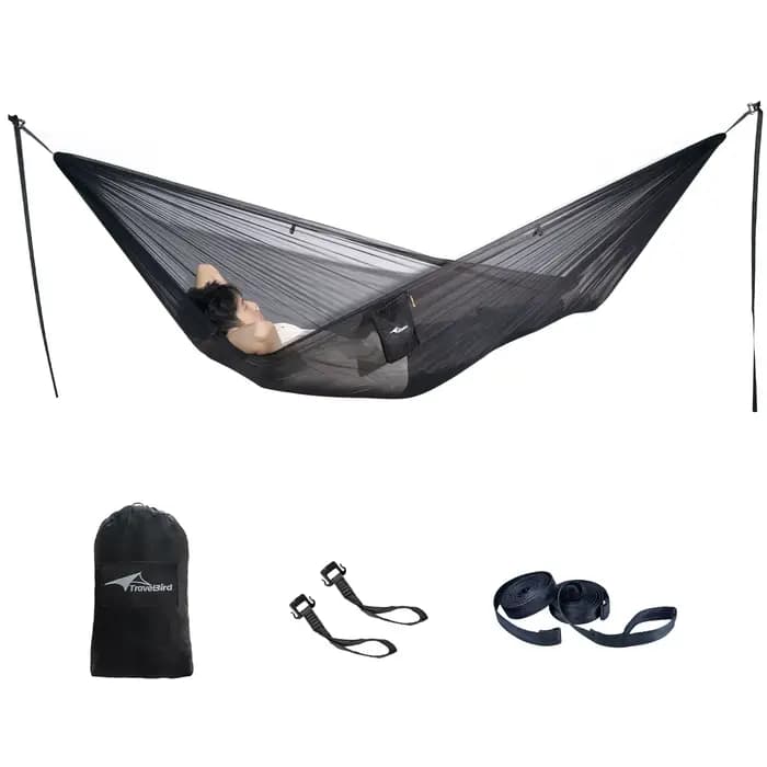 Hamac ultraléger ZeroG pour le plein air, idéal pour la randonnée, le camping et le backpacking