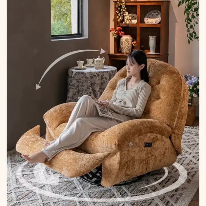 Massage chauffage USB canapé luxe rotatif commande vocale simple petite Chaise canapé salon moderne