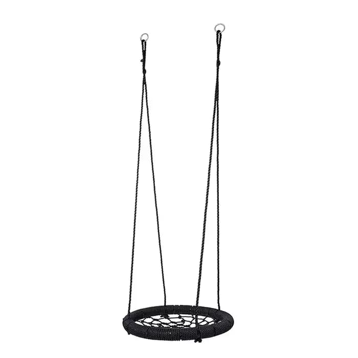 Balançoire d'arbre en toile d'araignées de 60cm, balançoire en filet de soucoupe extérieure, hamac c