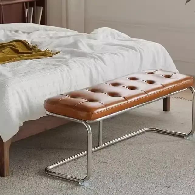 Banc à chaussures d'entrée mince siège de couloir étroit tabouret de rangement Vintage tabouret chai