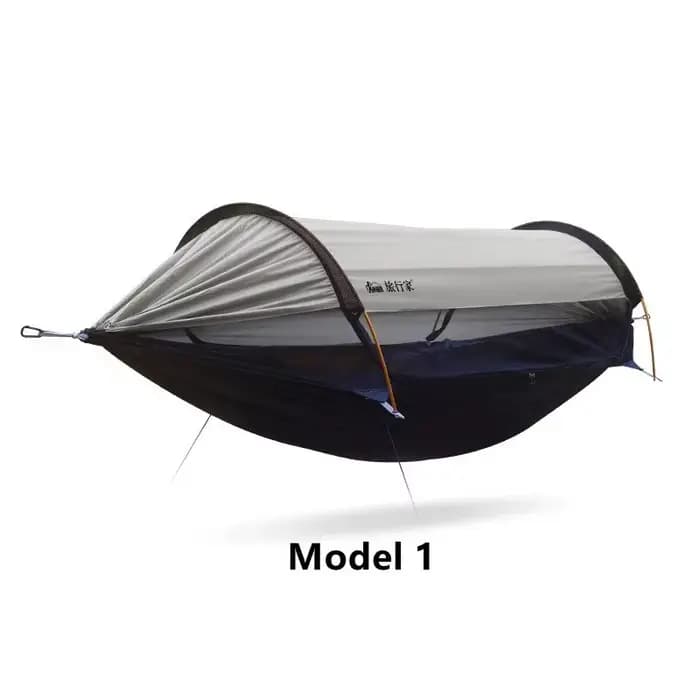Hamac de voyage, anti-renversement extérieur, pare-soleil et anti-moustiques, personne simple ou dou