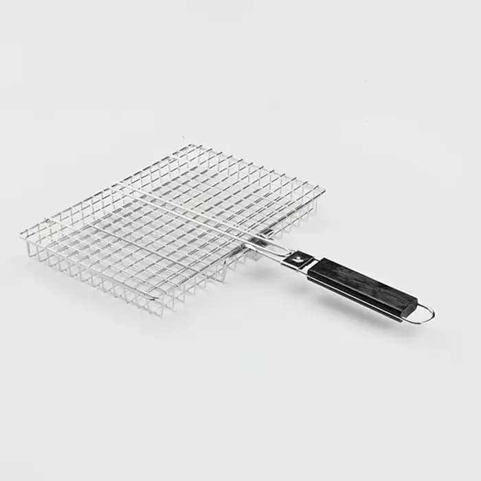 1 panier de cuisson pour barbecue – Spatule de barbecue robuste pour viande, steak, crevettes, légum