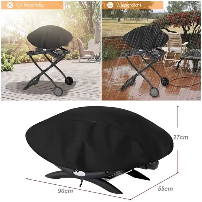 Housse de protection pour Barbecue en tissu Oxford 600D, pour Weber série Q200/2000, imperméable et