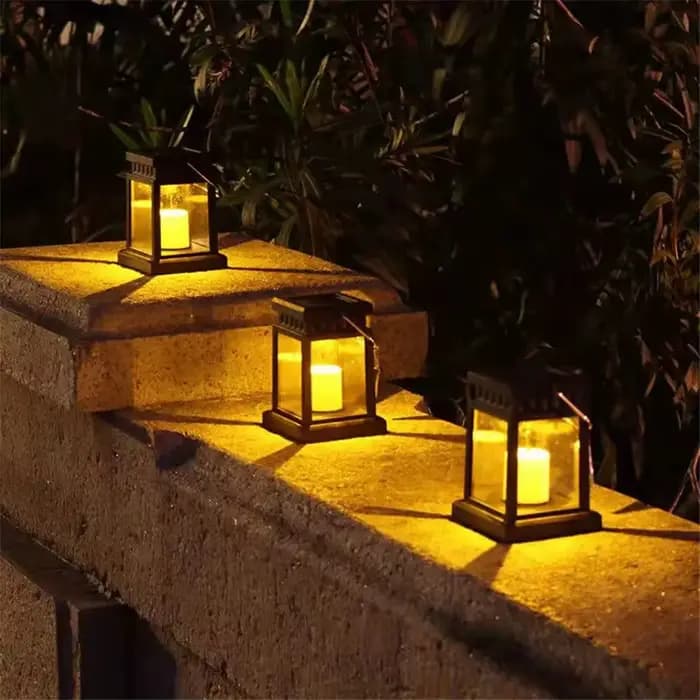 Lanterne Solaire d'Extérieur, Luminaire Décoratif de Paysage, Idéal pour une Pelouse, une Cour ou un