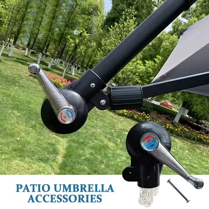 Manivelle robuste de rechange pour parasol de patio, accessoire de manivelle manuelle pour parasol,