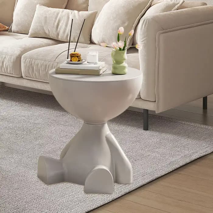 Table basse plate créative Style crème maison salon canapé Table d'appoint chevet petite Table mobil