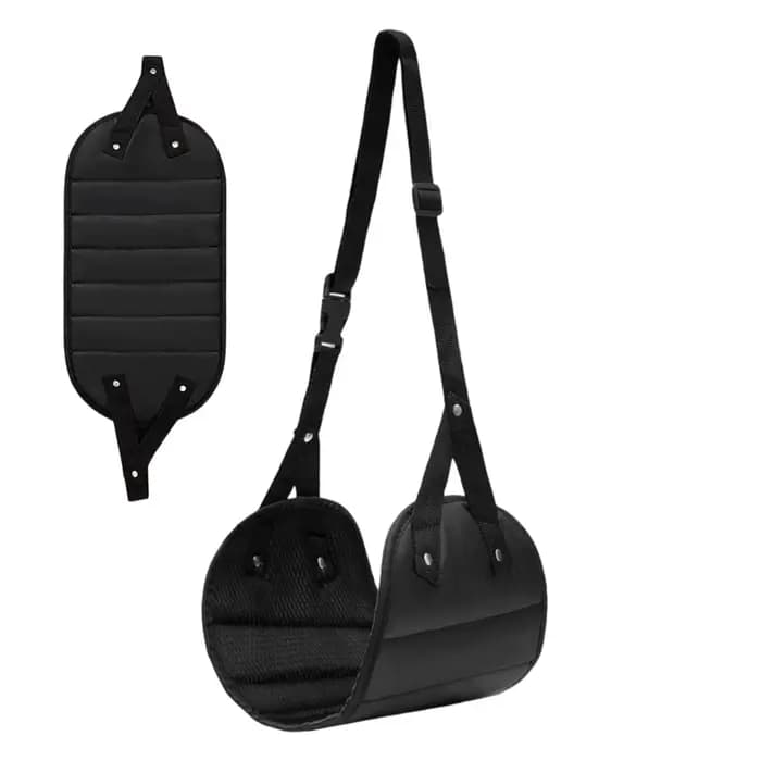 Hamac pour les pieds réglable, hamac pour les jambes portable et réglable avec repose-pieds conforta