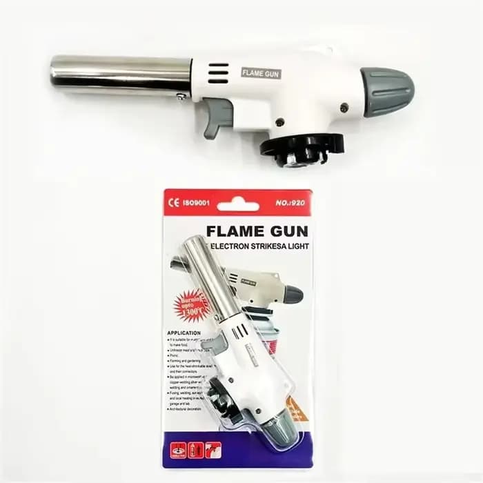 Brûleur de carte barbecue extérieur cuisine cuisson allumeur pistolet à flamme pistolet de pulvérisa