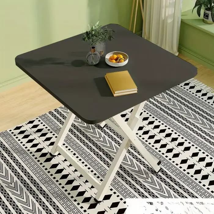 Table pliante multifonctionnelle pour 4 personnes, table à manger domestique, portable, pliable